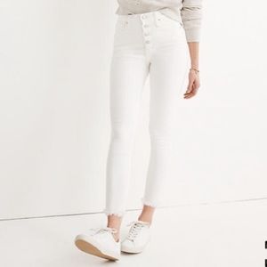 Madewell 10” High Rise Skinny Crop Jeans